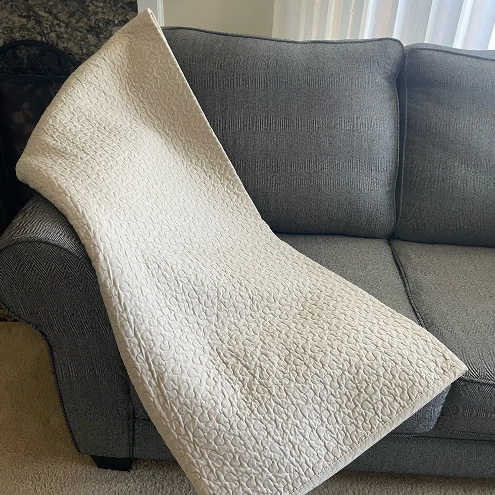 Taupe Textured Bedspread.  Queen Size